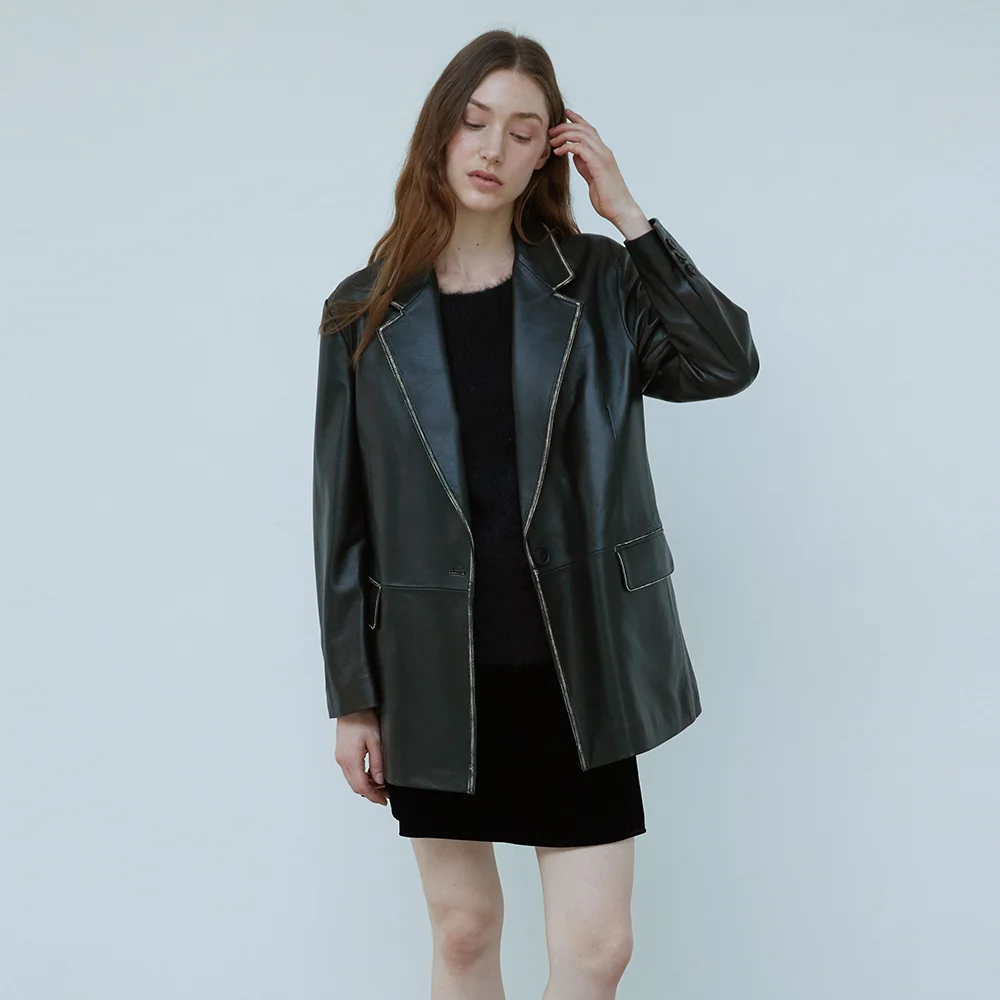Lambskin Blazer_Black