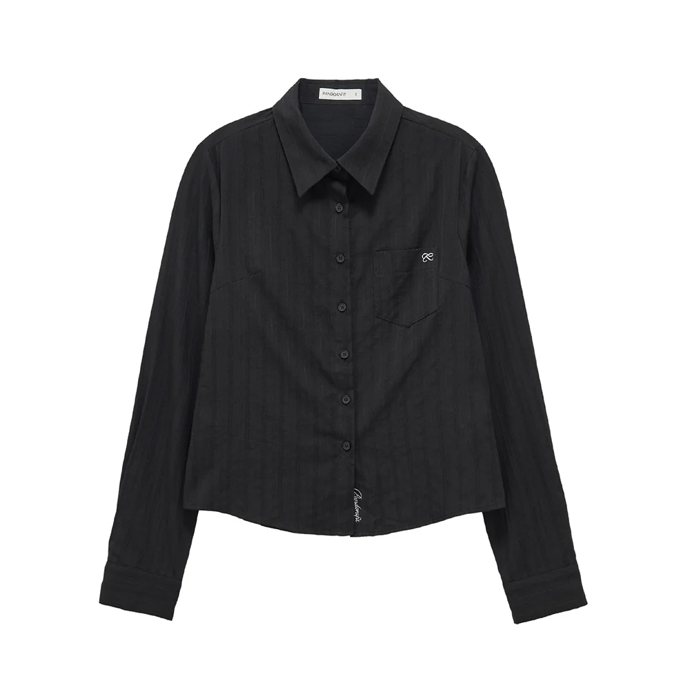 Point Stripe Shirts (black)