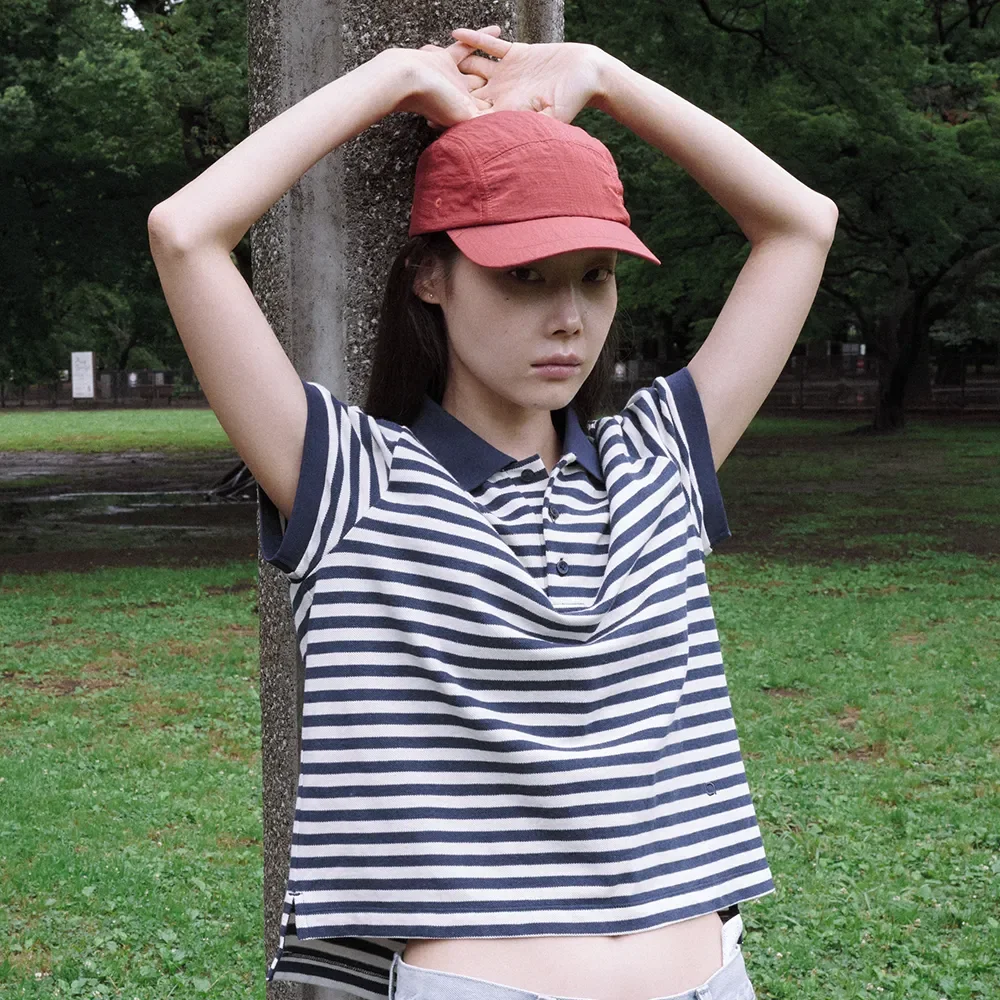 彩盤 網格 Camp Cap Tangerine