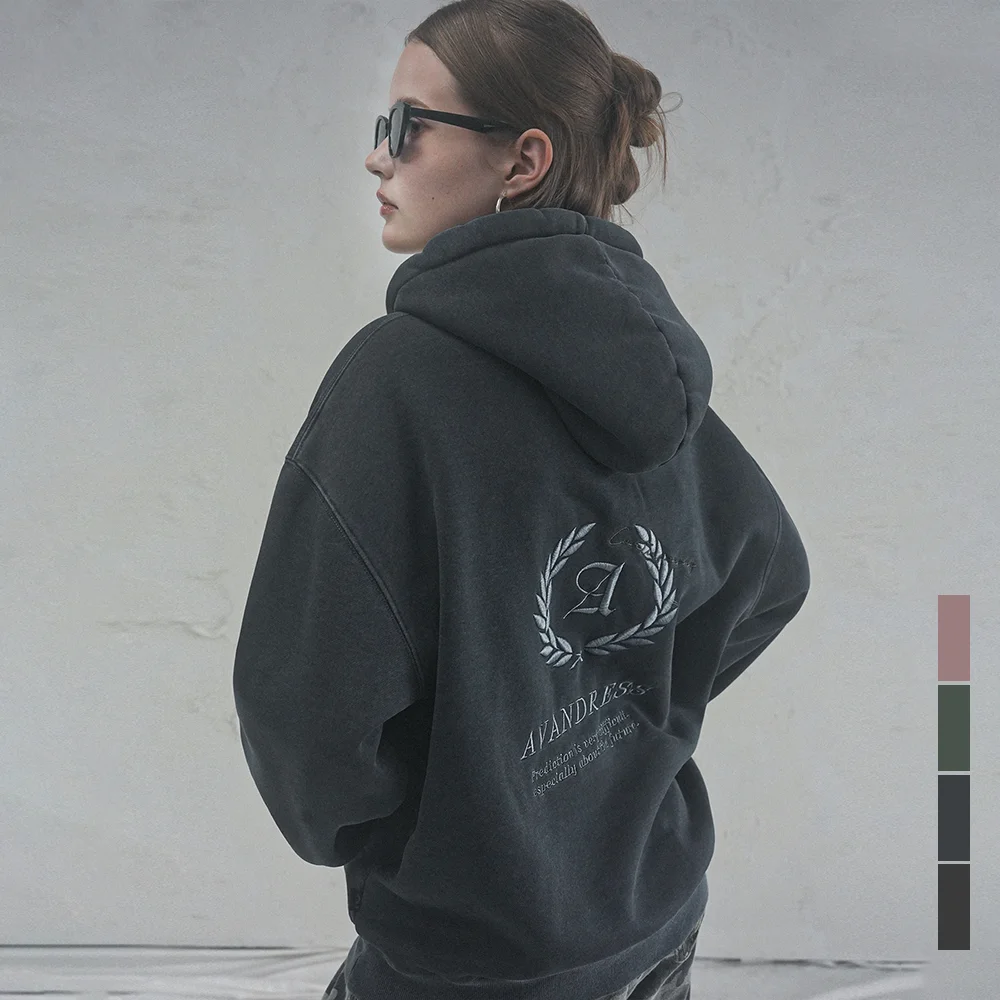 UNISEX LAUREL OVERSIZED HOODIE - 4COL(N)