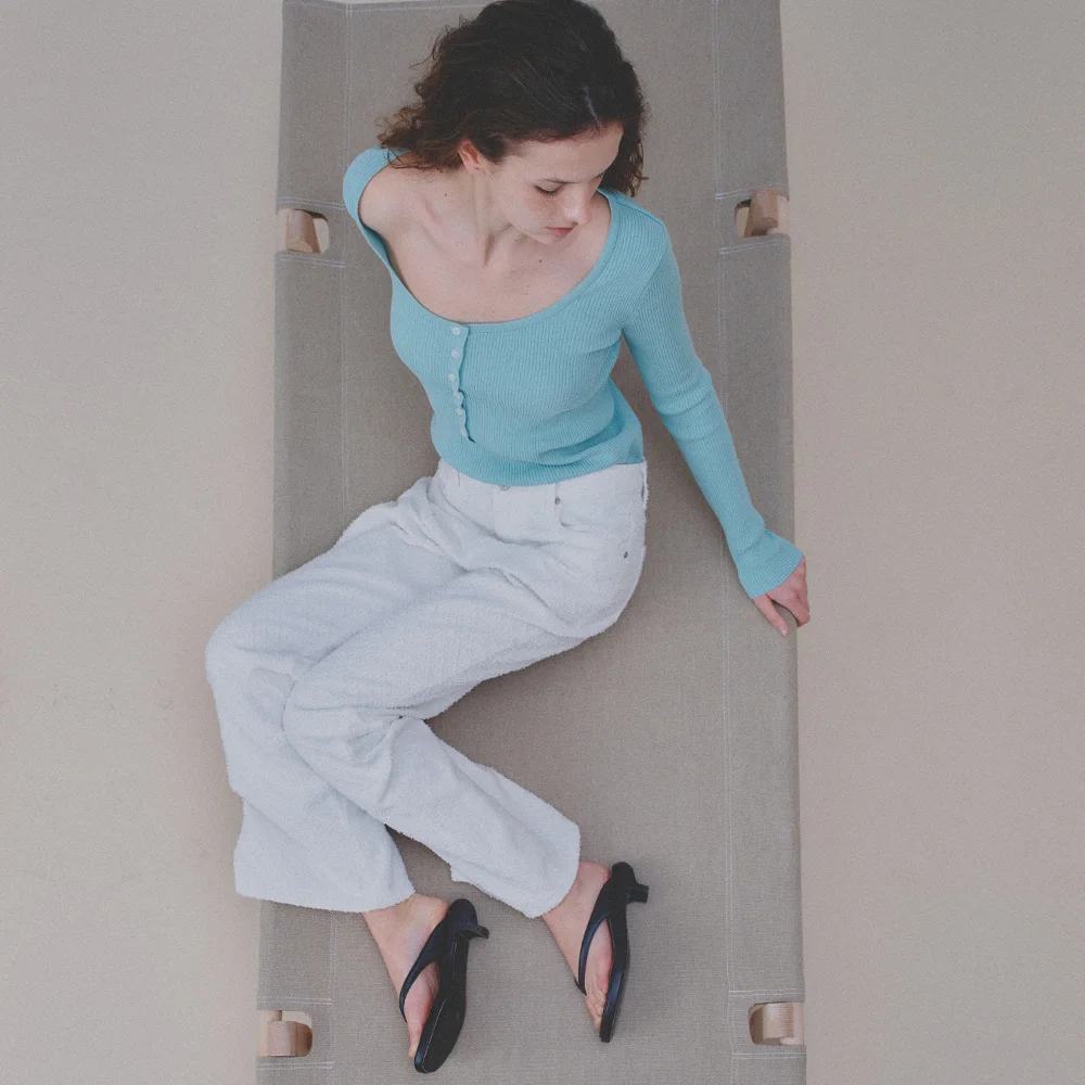 Sonia Henley Knit (Mint)