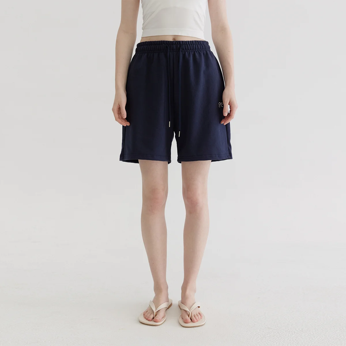 Pandora Sweat Half Pants (navy)