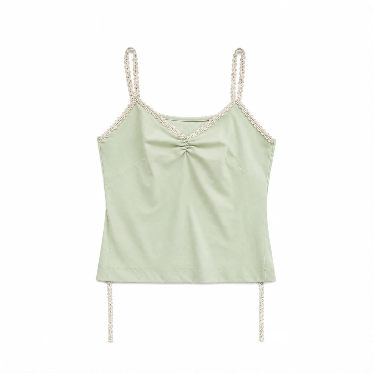 Petal Strap Cami (Lime)