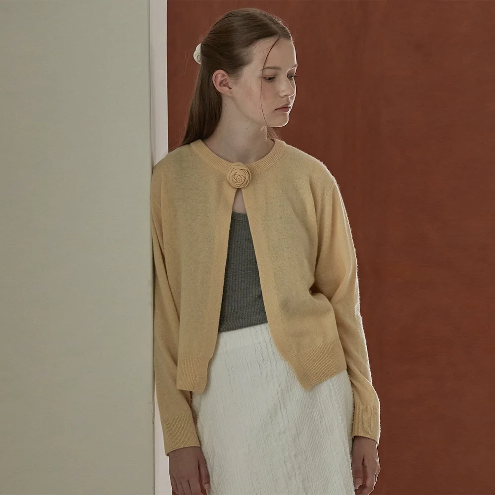 Camelia knit cardigan - Butter cream