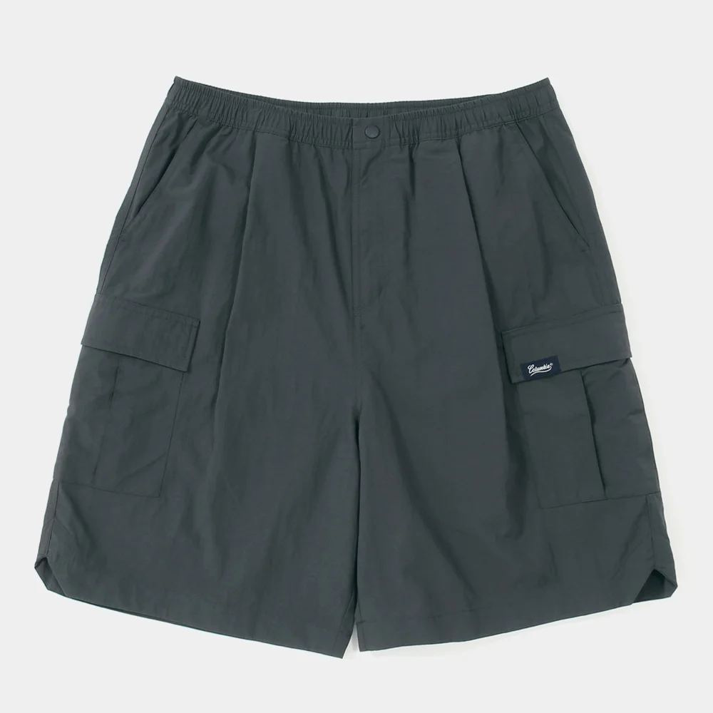 STREET LABEL LOOSE FIT CARGO BERMUDA SHORTS PANTS 炭灰色