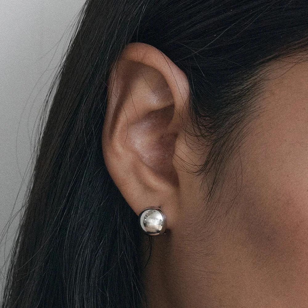 RAW Signature Semicircle Earrings