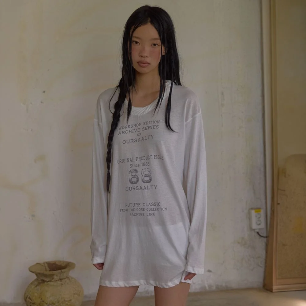 Raw Twist Tee / White