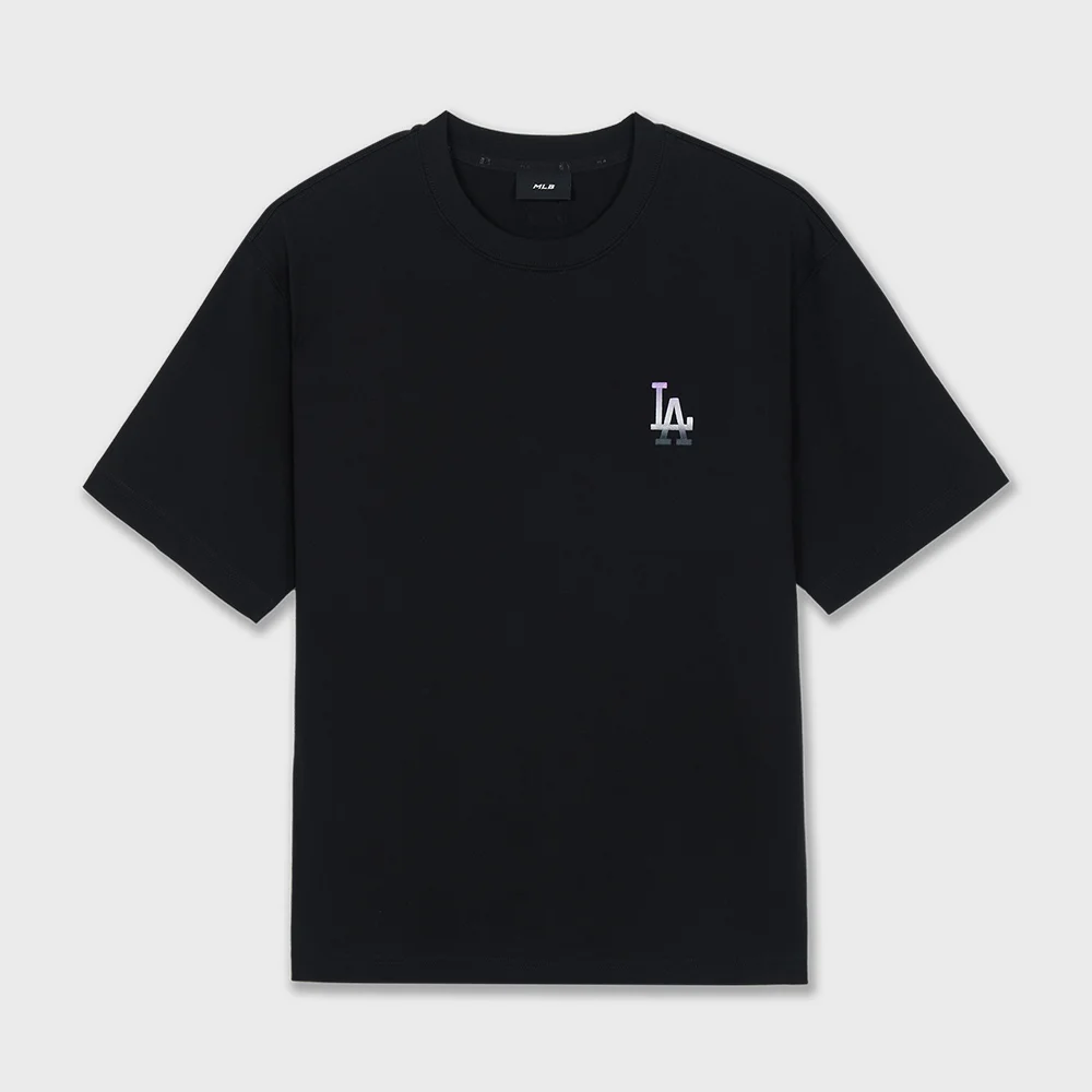 Monogram 漸層 Big Lux 半 寬鬆版型 短袖 T恤 LA (Black)
