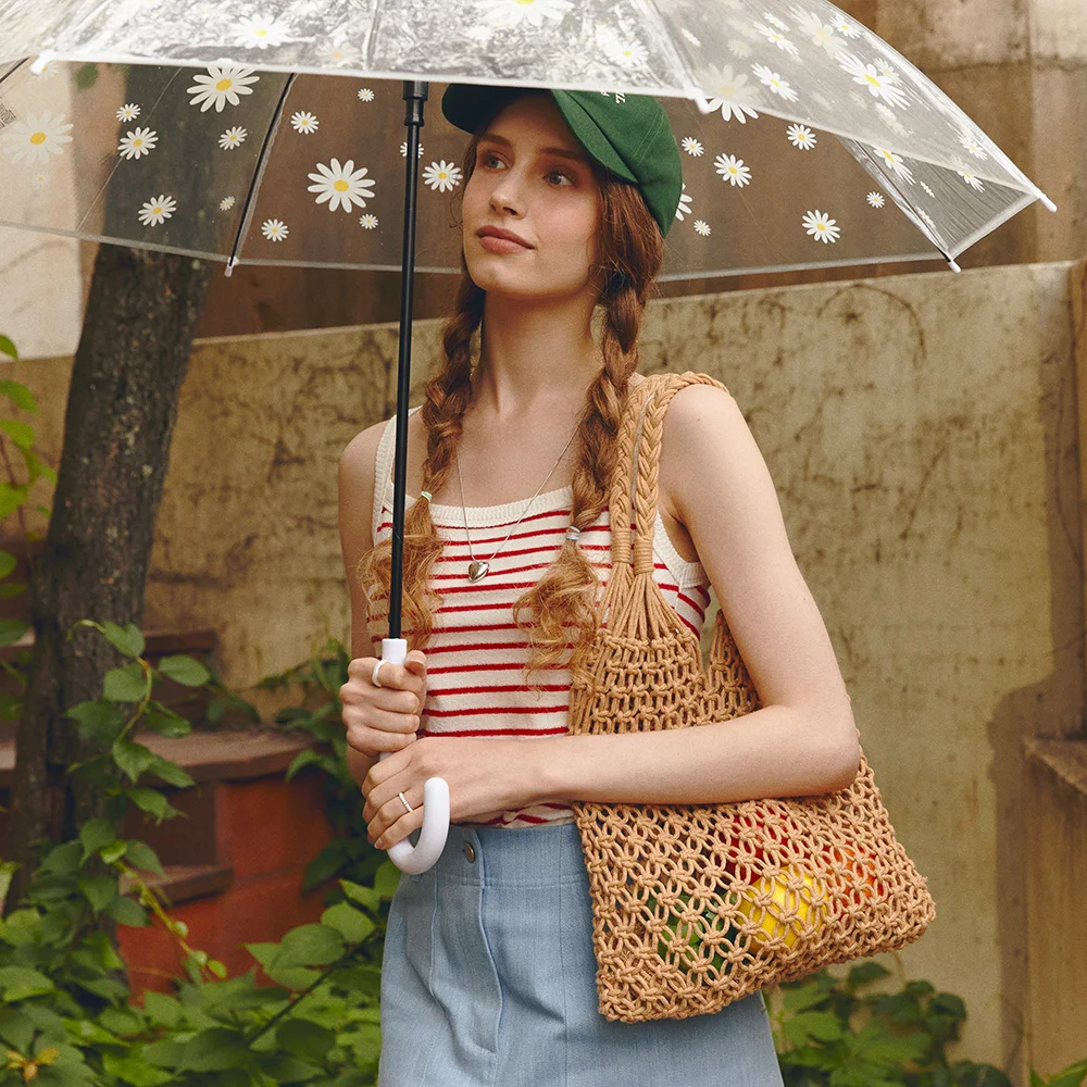 TERRY STRIPE SLEEVELESS (red stripe)