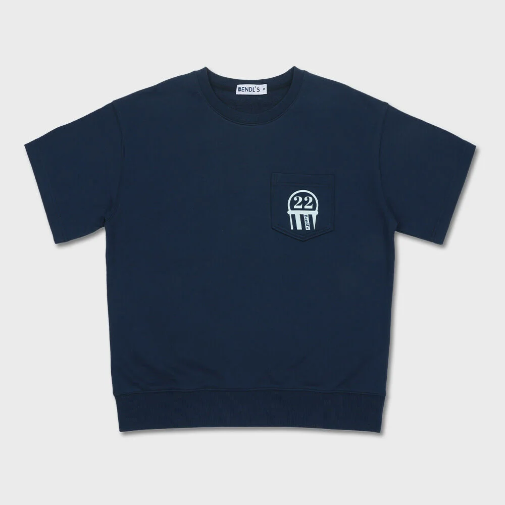 BENDL'S POCKET HALF SWEATSHIRTS - NAVY