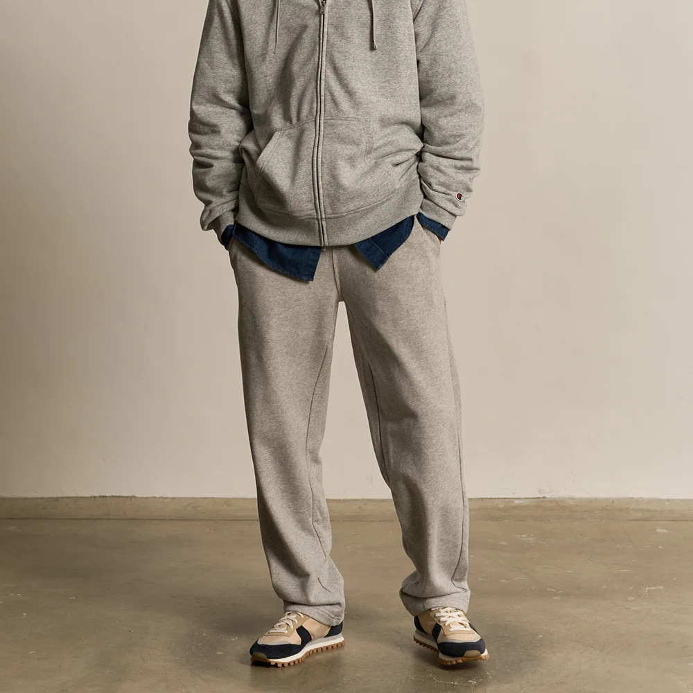 C標誌 直筒 衛衣 褲子 Normal Grey