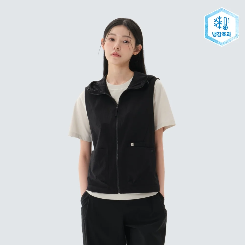 髮根 女裝 連帽衫 Black (S26MWRVE65)