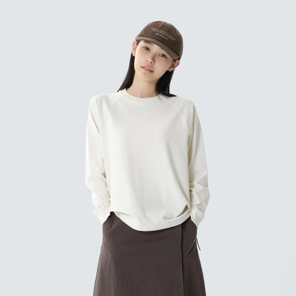 基本款 女裝 長袖 T恤 Butter Ivory (S26FWFTL11)