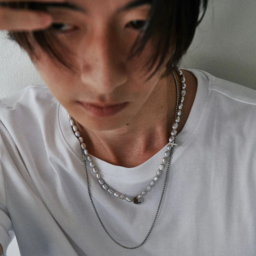 Gray Freshwater pearl Necklace