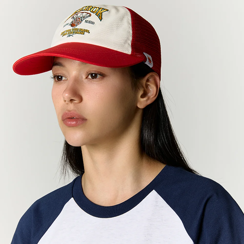 籃球 Trucker 帽 - 紅色