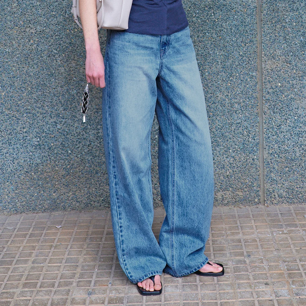 Straight Denim Pants SJ6ML779-AM