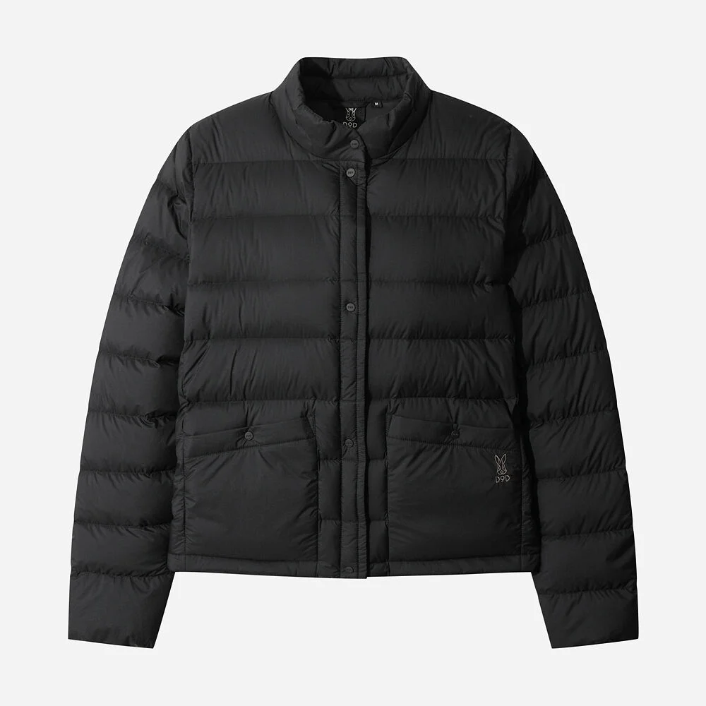 女裝) GLINT D7 輕量 Down 外套(BLACK)
