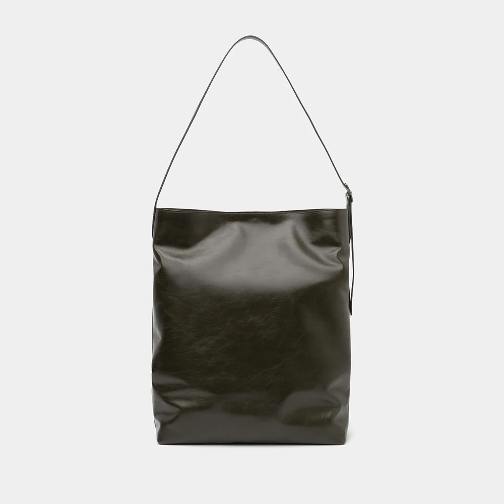 PERMANENT LEATHER BAG 02 (KHAKI)
