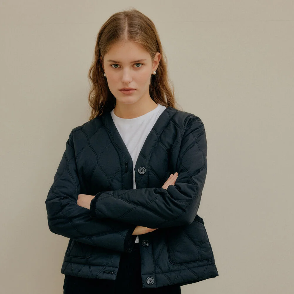 QUILTING JACKET_BLACK
