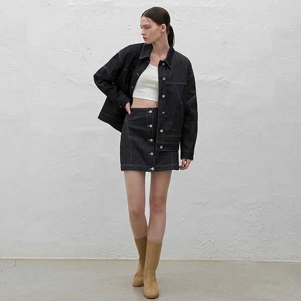 WILLOW SELVEDGE SET-UP DENIM JACKET(JK-2932)