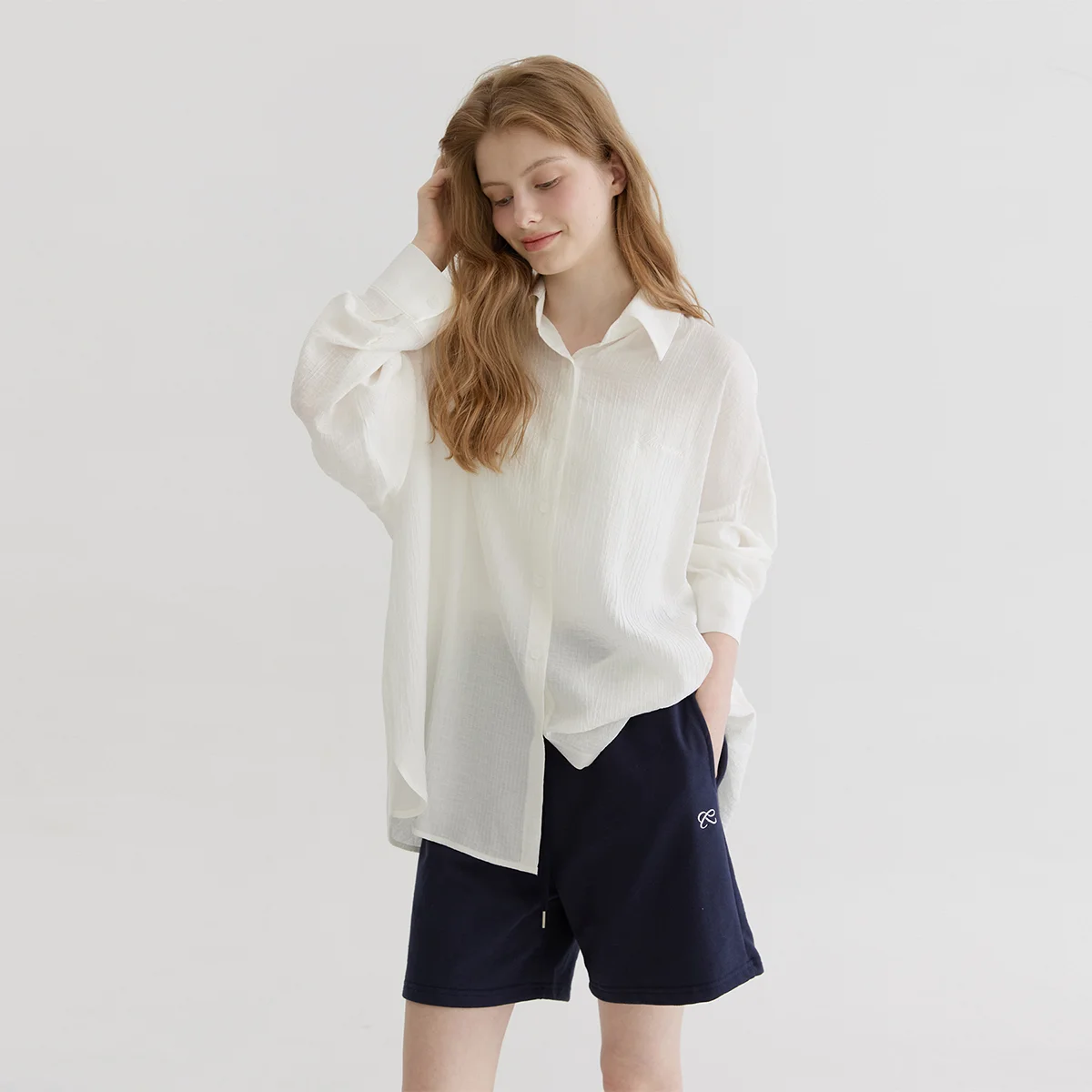 Summer Sheer Shirt (ivory)