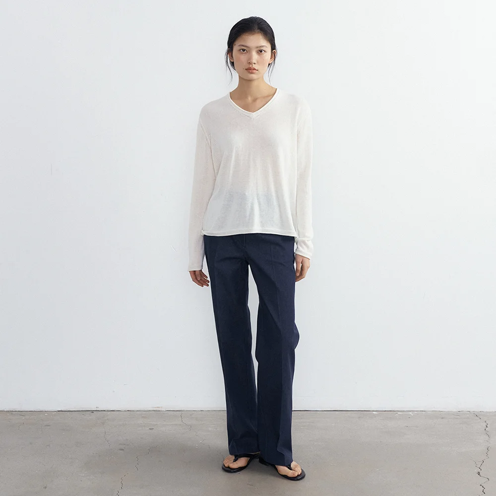 Rowan Denim Slacks (Indigo)