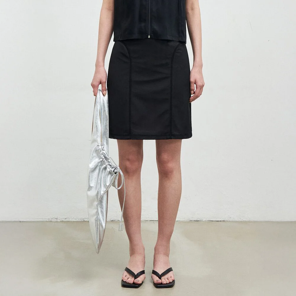 Power Net Mini Skirt Black (AG5427A015)