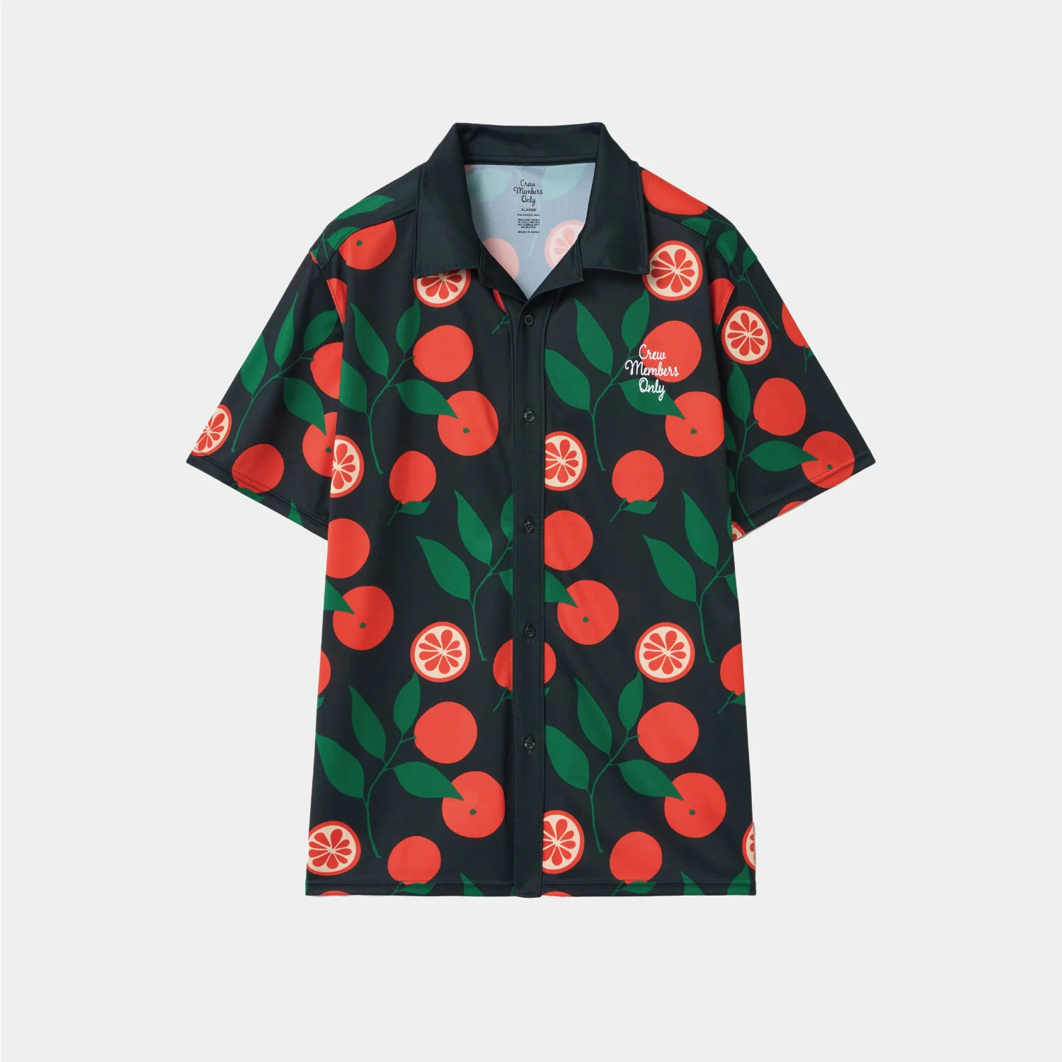 RESORT SHIRT ORANGE GREEN