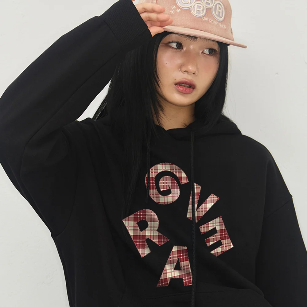 G CHECK RED 連帽衫_2color