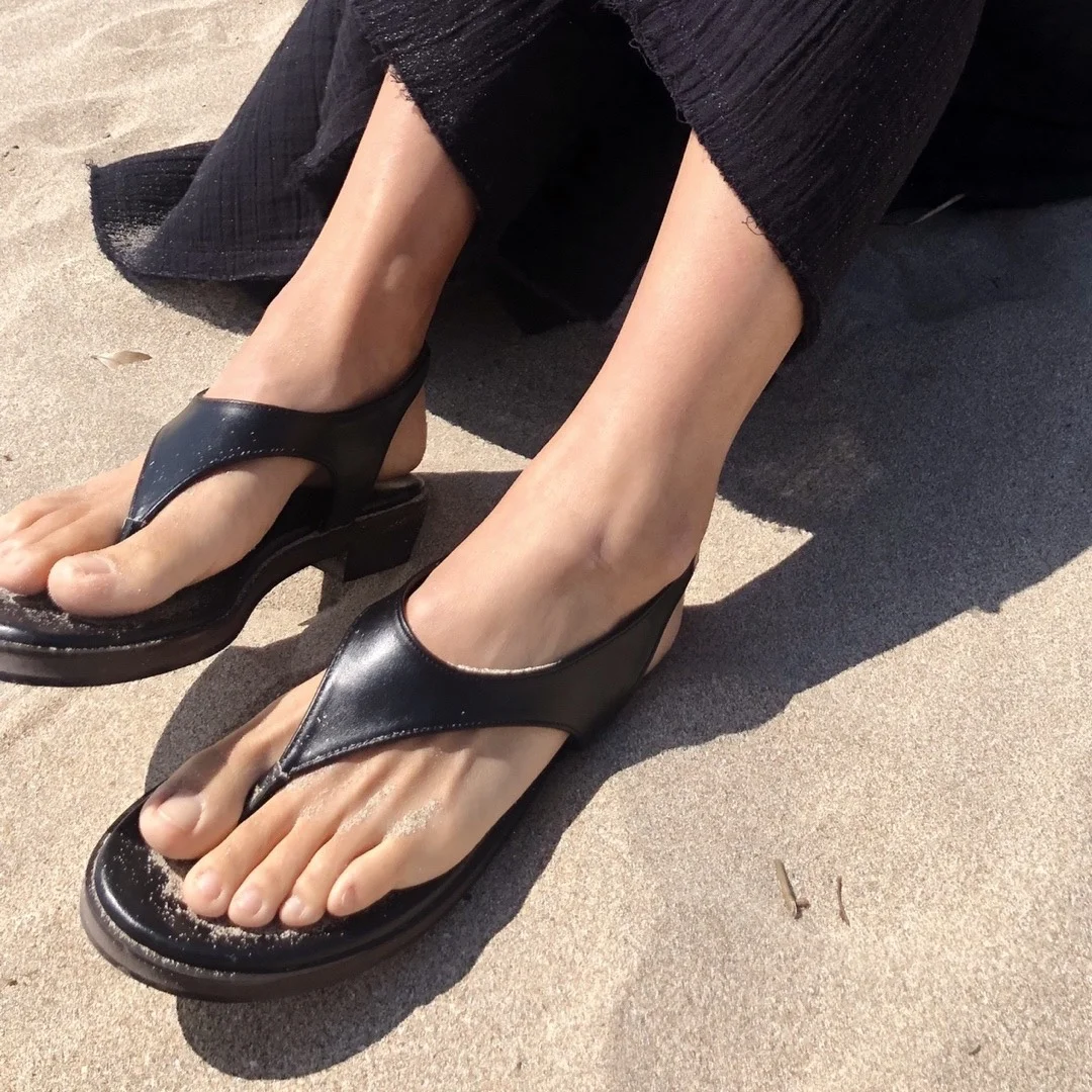 T-strap sandals