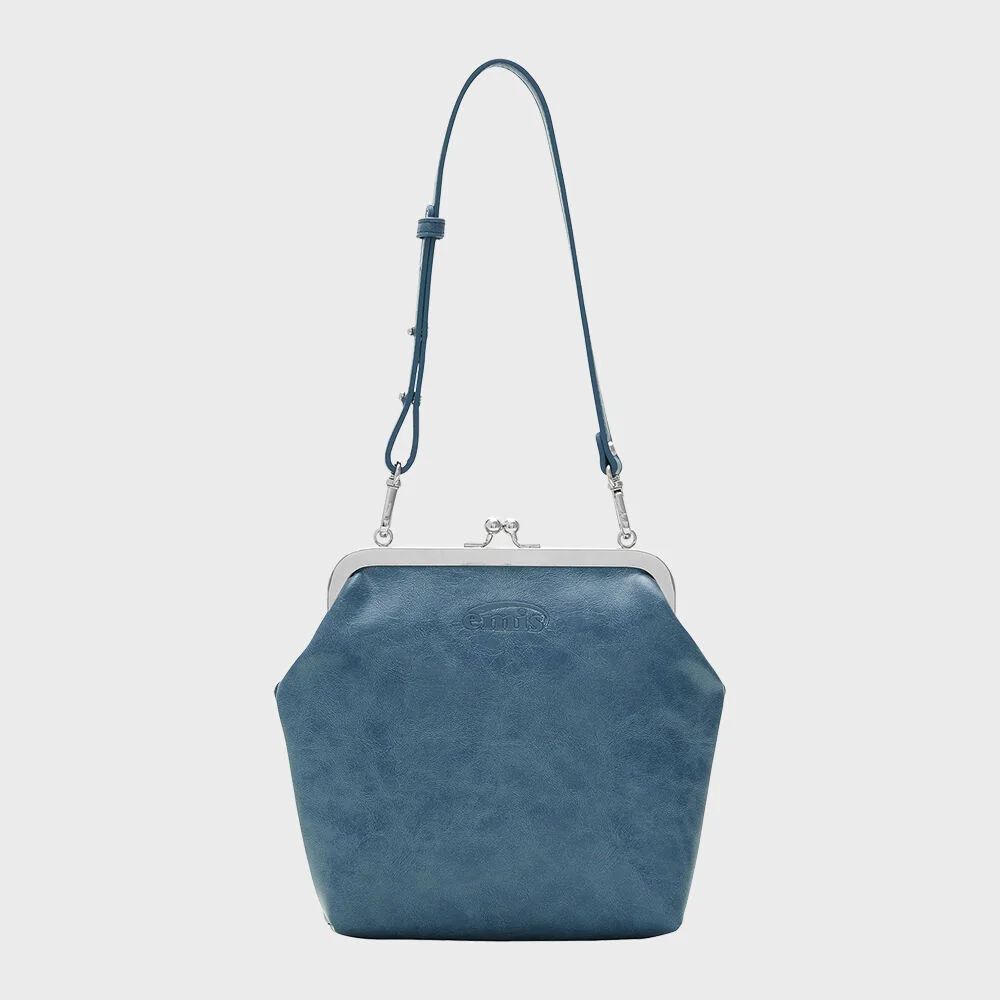 FRAME PURSE BAG-DEEP BLUE