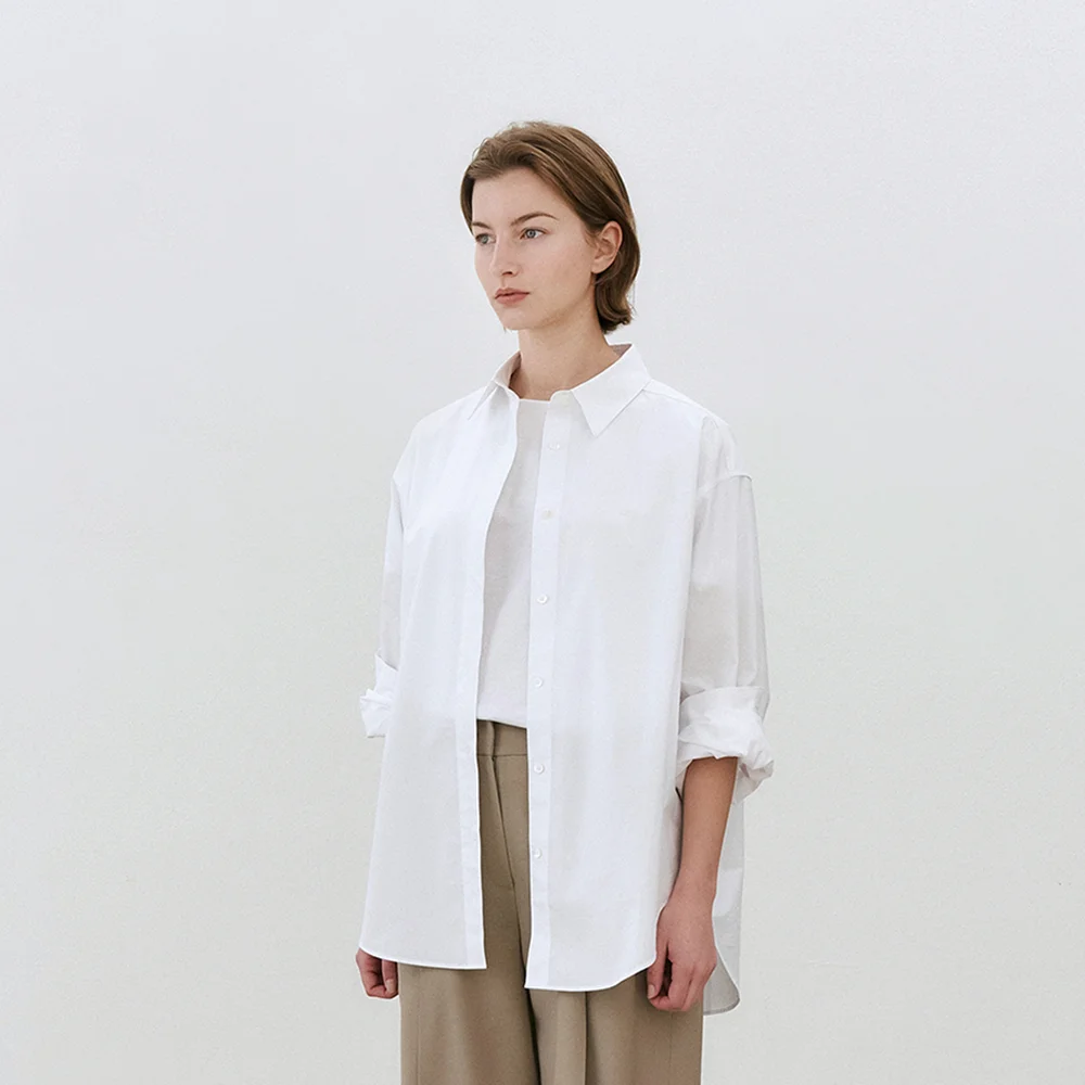Noi Cotton Shirts(White)