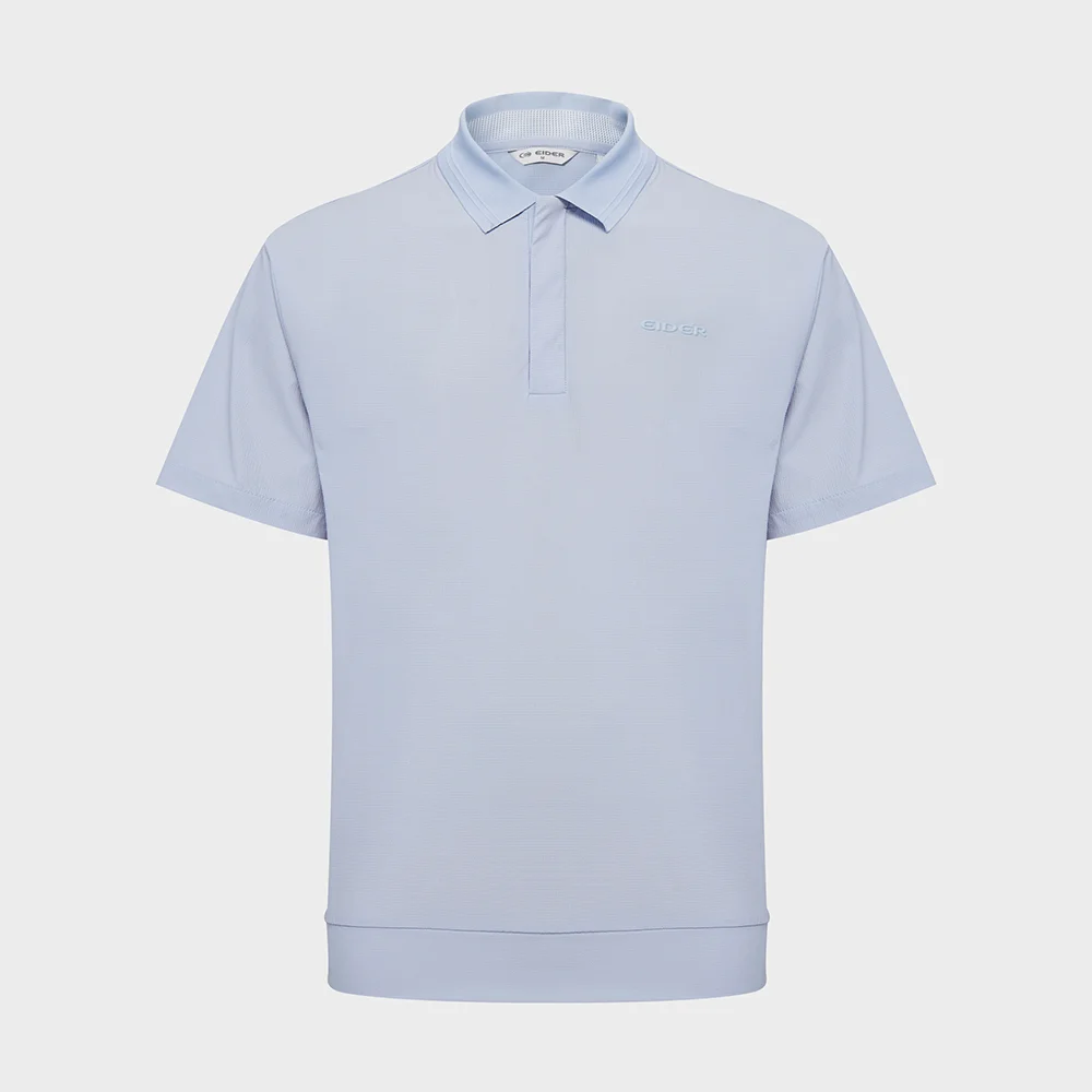 COOLEATS ICE (COOLEATS 冰霜色) 男裝 短袖 Polo T恤_Sky Blue_DMM26255B2