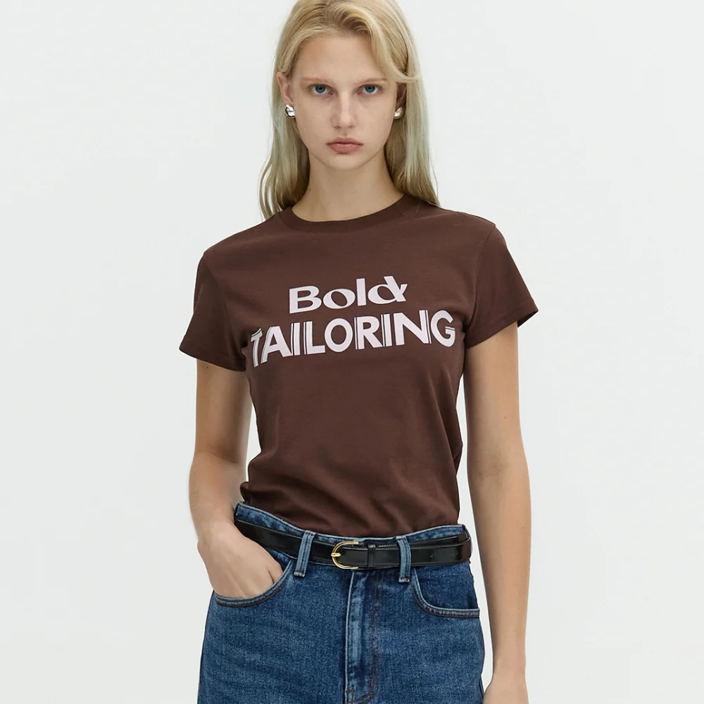 Bold Tailoring PRINTED T-SHIRT_BROWN