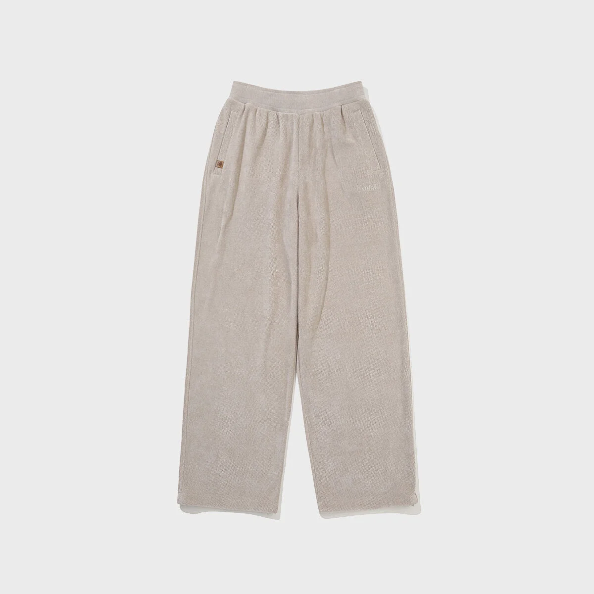 綿密 直筒 褲子 BEIGE
