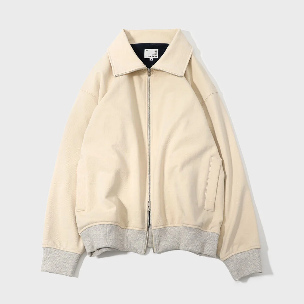 Willow Collar Zip Up Jacket Cream