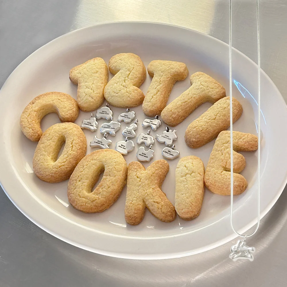 12TTI Cookie Necklace - Silver Snake Chain