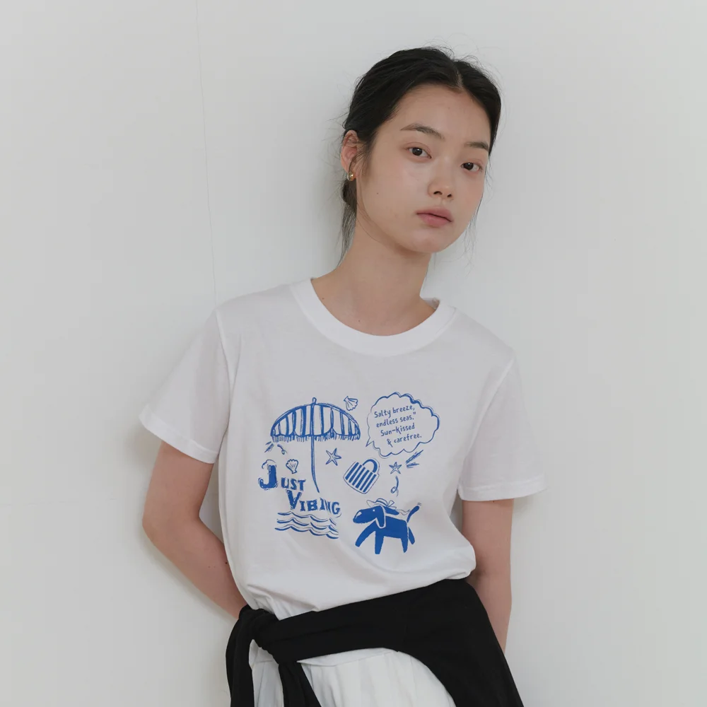 PIKNIC DOG T-SHIRT_WHITE