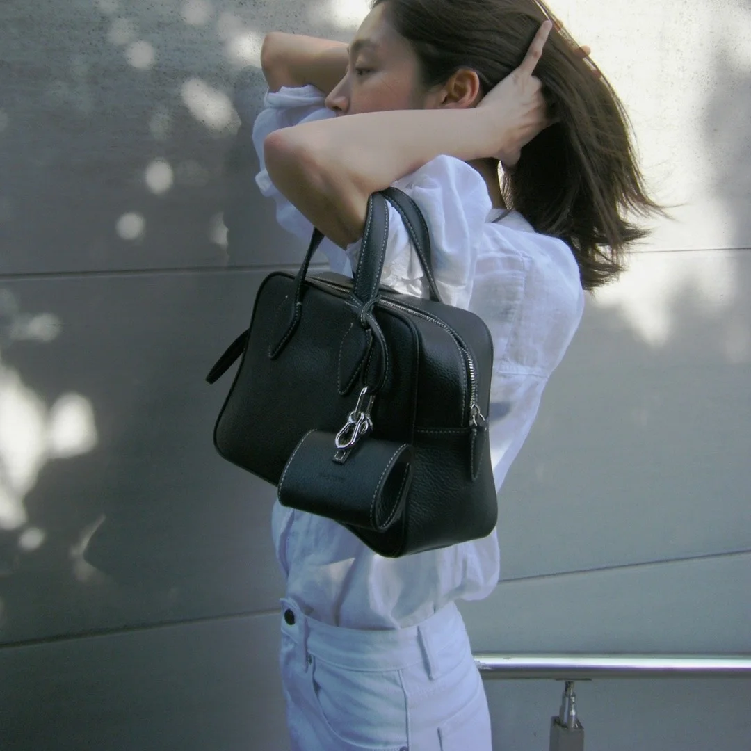 lauren24 tote bag(M)(black)