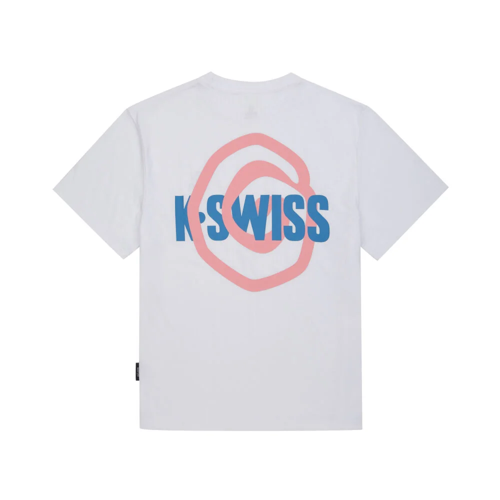 K-SWISS X ostrya 核心 標誌 短袖 T恤_1KSTSMV907WH