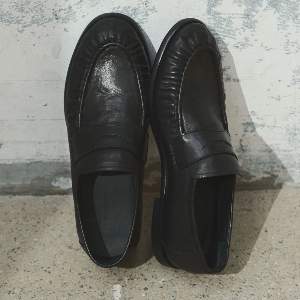 The Wrinkle 縮縫 樂福鞋 R26M520 (黑色)