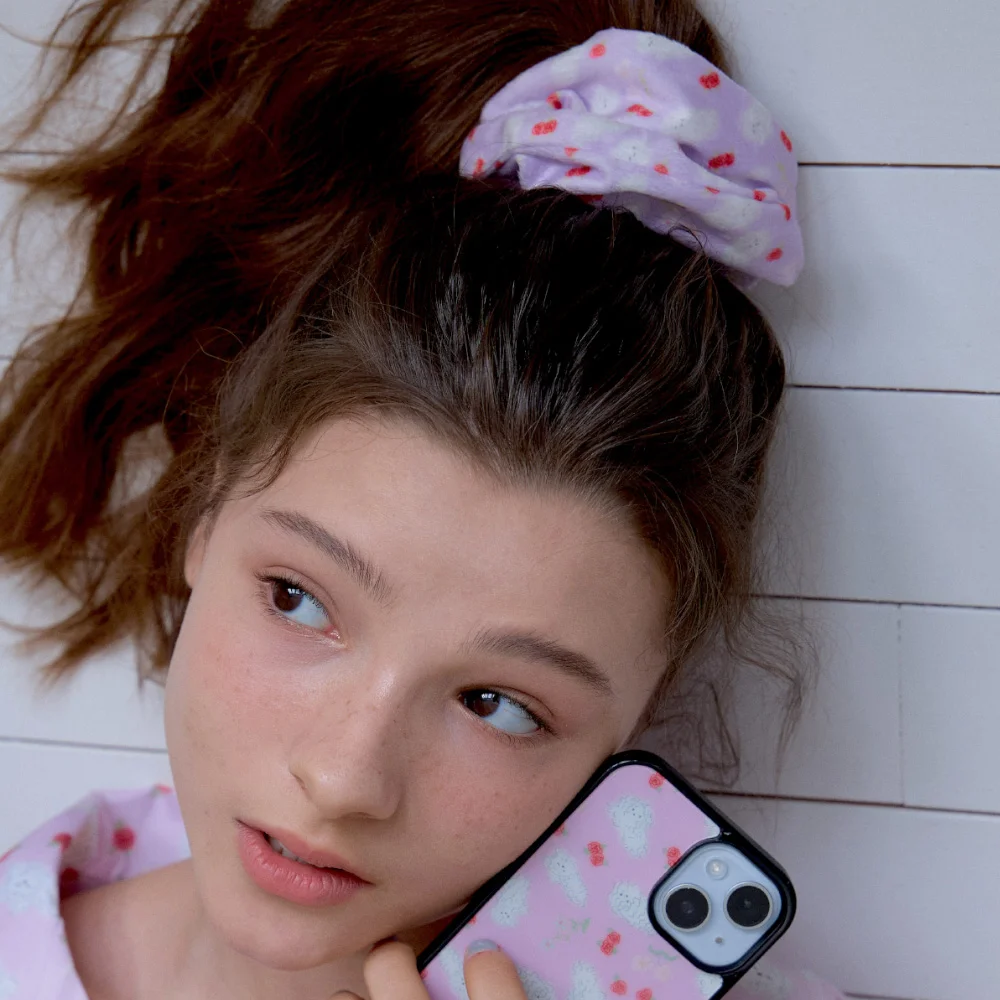 cute rose scrunchie (髮圈)