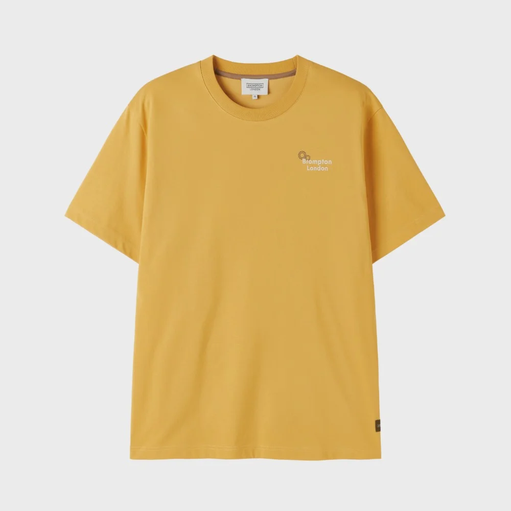 PARTS GRAPHIC HALF SLEEVE T-SHIRT - YELLOW (P252UTS432)
