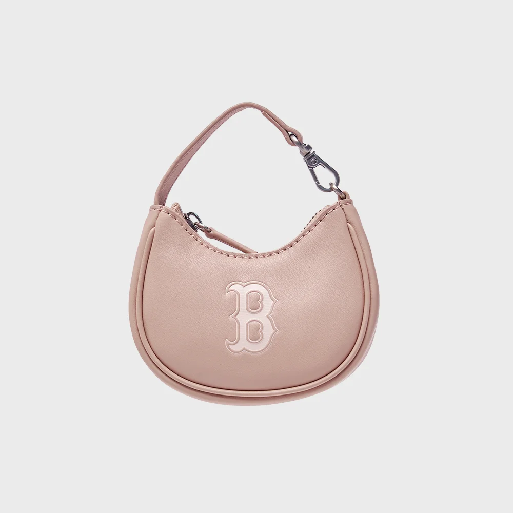 基本款 壓紋 標誌 迷你袋 鑰匙扣 BOS (Pink)