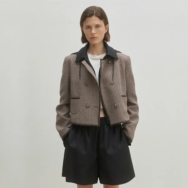 HARRIS CHECK DOUBLE JACKET(JK-2958)