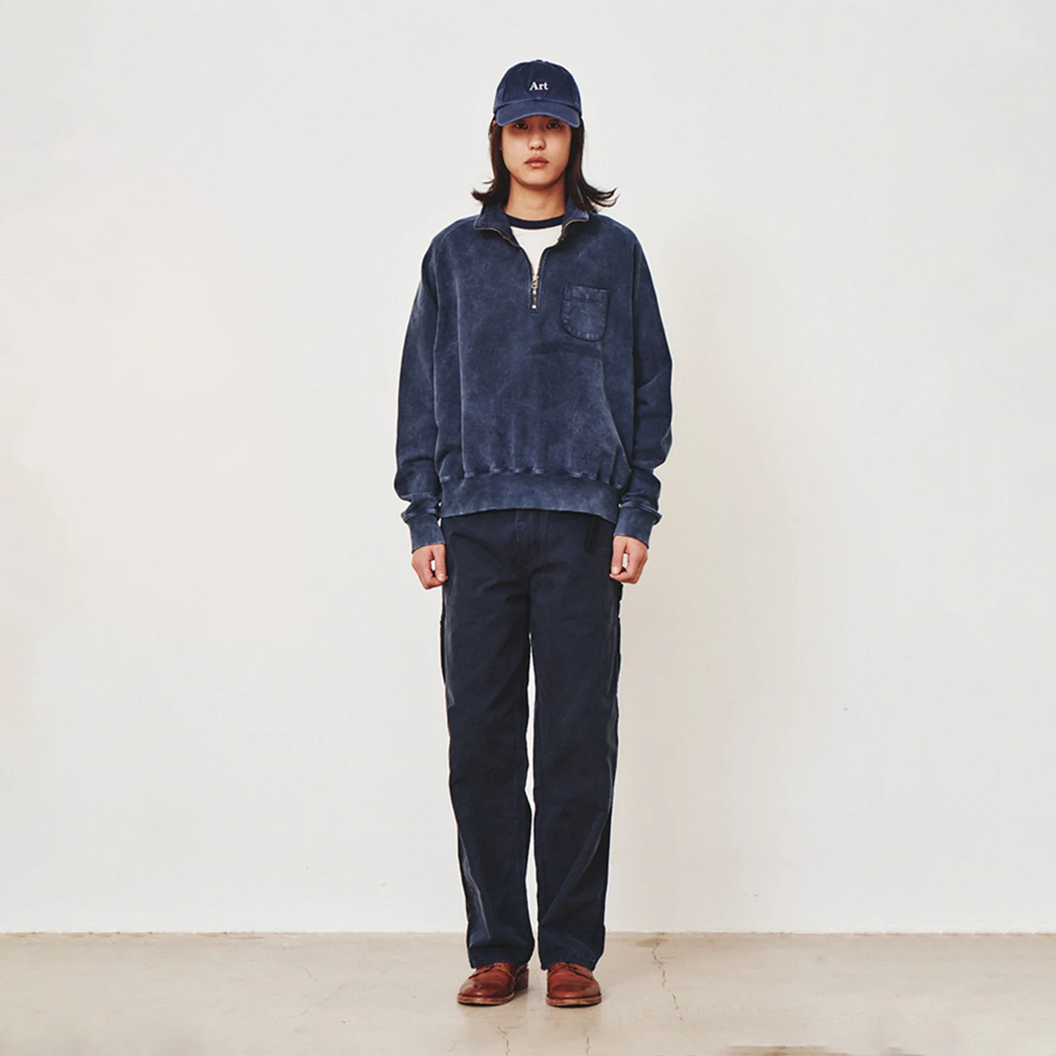 Washed Carpenter Pants_ Faded Navy
