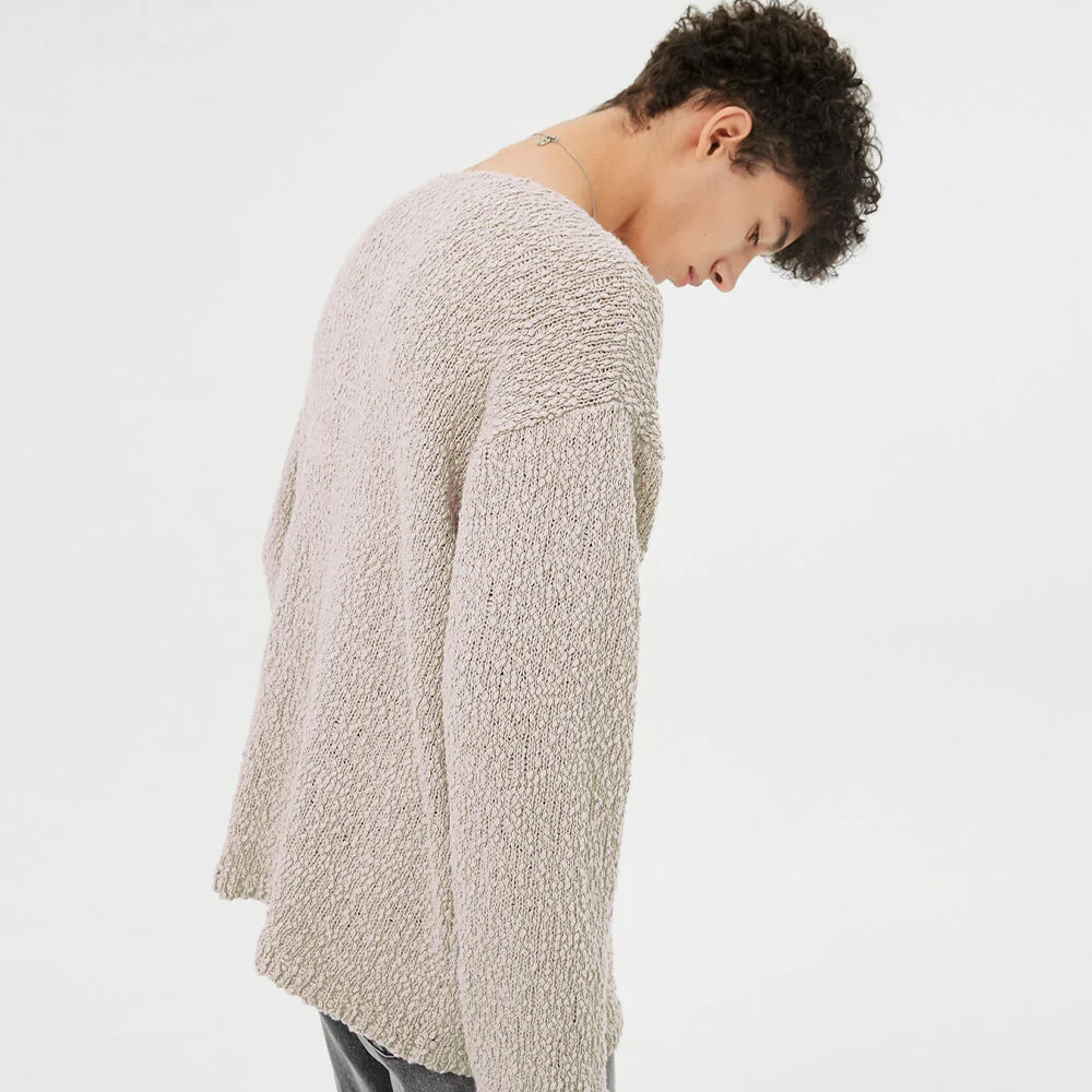 UNISEX, Cluster loosfit Knit / Cream