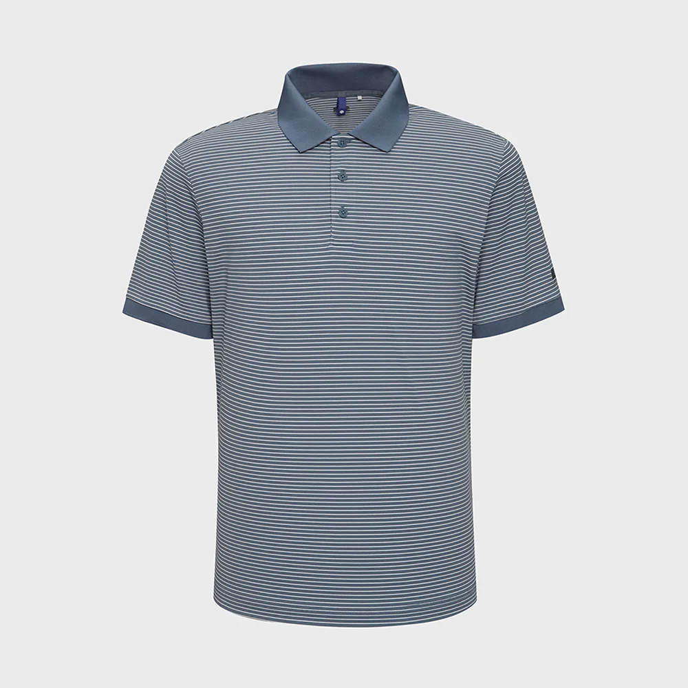 Code Ten(CODE10) ICE 條紋 Polo_SMOKE DARK BLUE_KMM252435B
