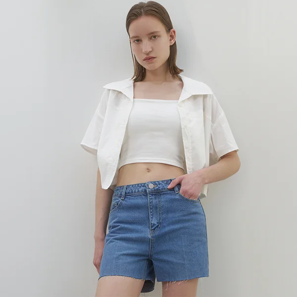 OUY DENIM SHORTS PANTS(PT-5594)