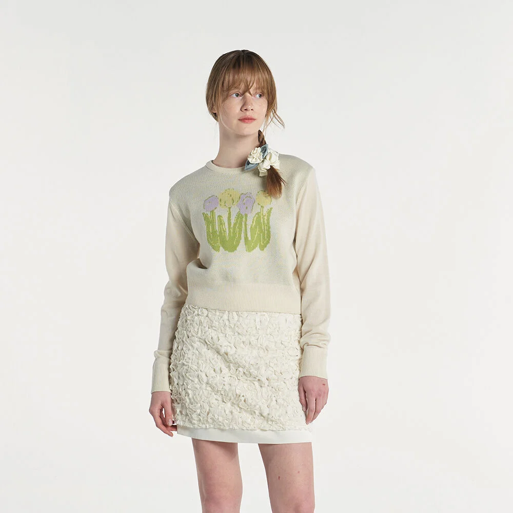 TULIP PULLOVER (CREAM)